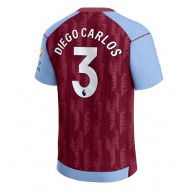 Aston Villa Diego Carlos #3 Hemmakläder 2023-24 Kortärmad